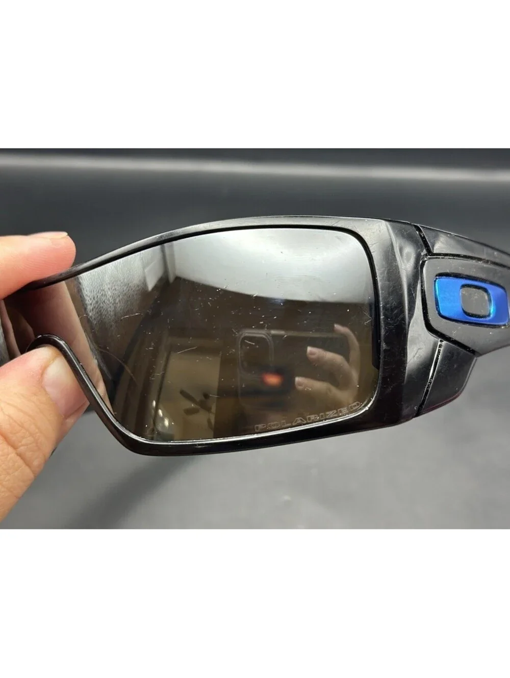 Oakley Batwolf Polished Black/Bronze Iridium Polarized Lenses
